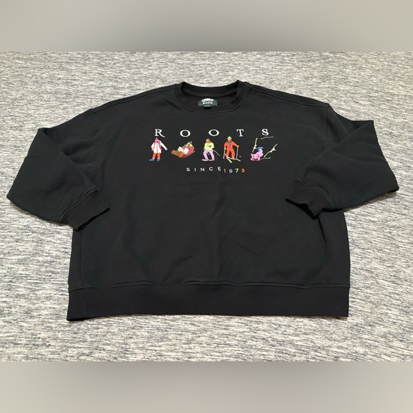 Roots Tops - Roots Skier Crewneck Sweater Size Small - oversized